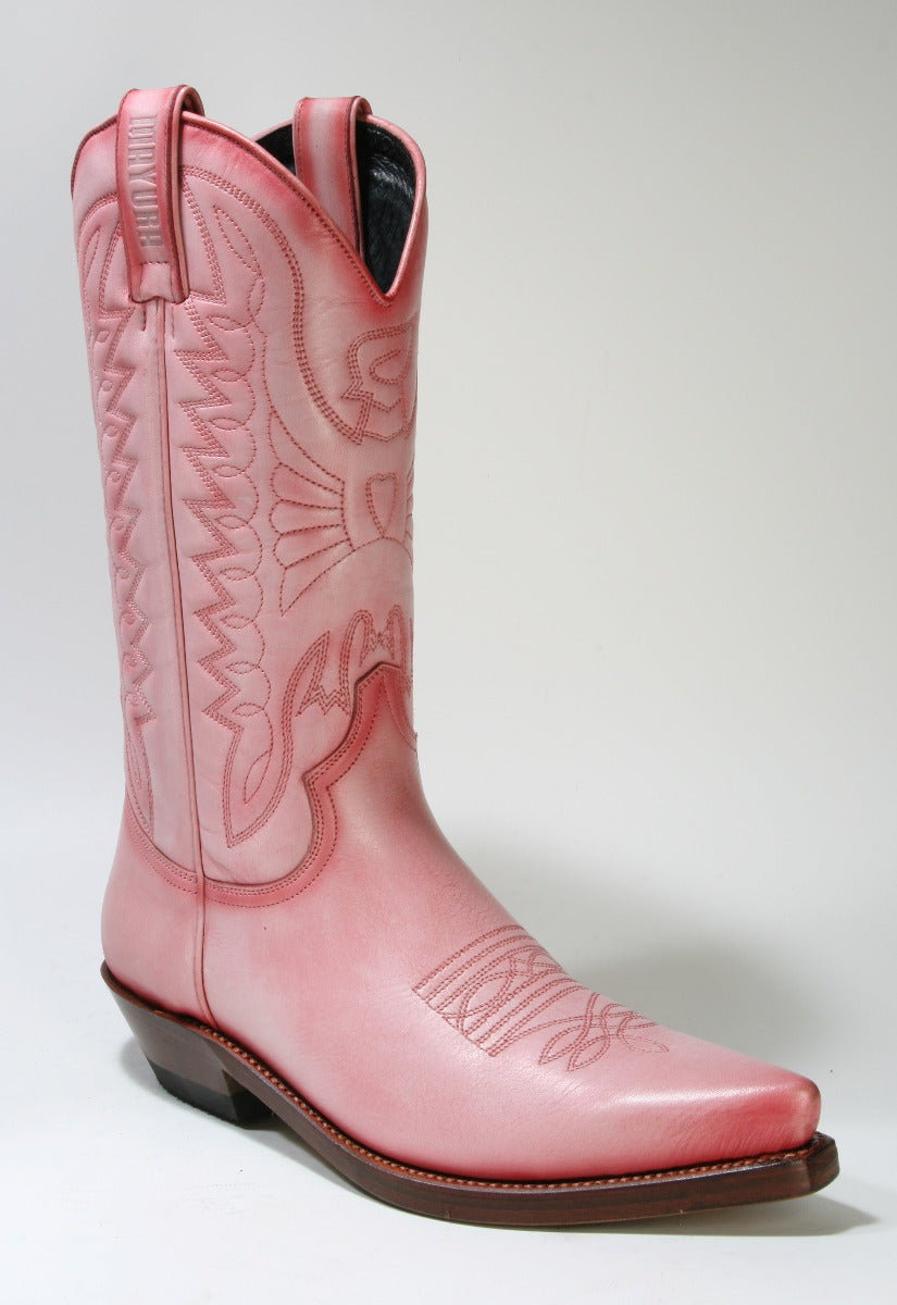 1920 Mayura Cowboy Boots Vintage Pink