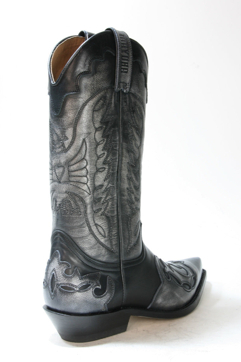 1927-C Mayura Cowboystiefel Milanelo Bone Negro