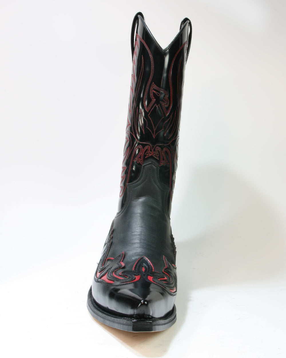 19280 Sendra Cowboystiefel Flor. Negro Spr. Negro