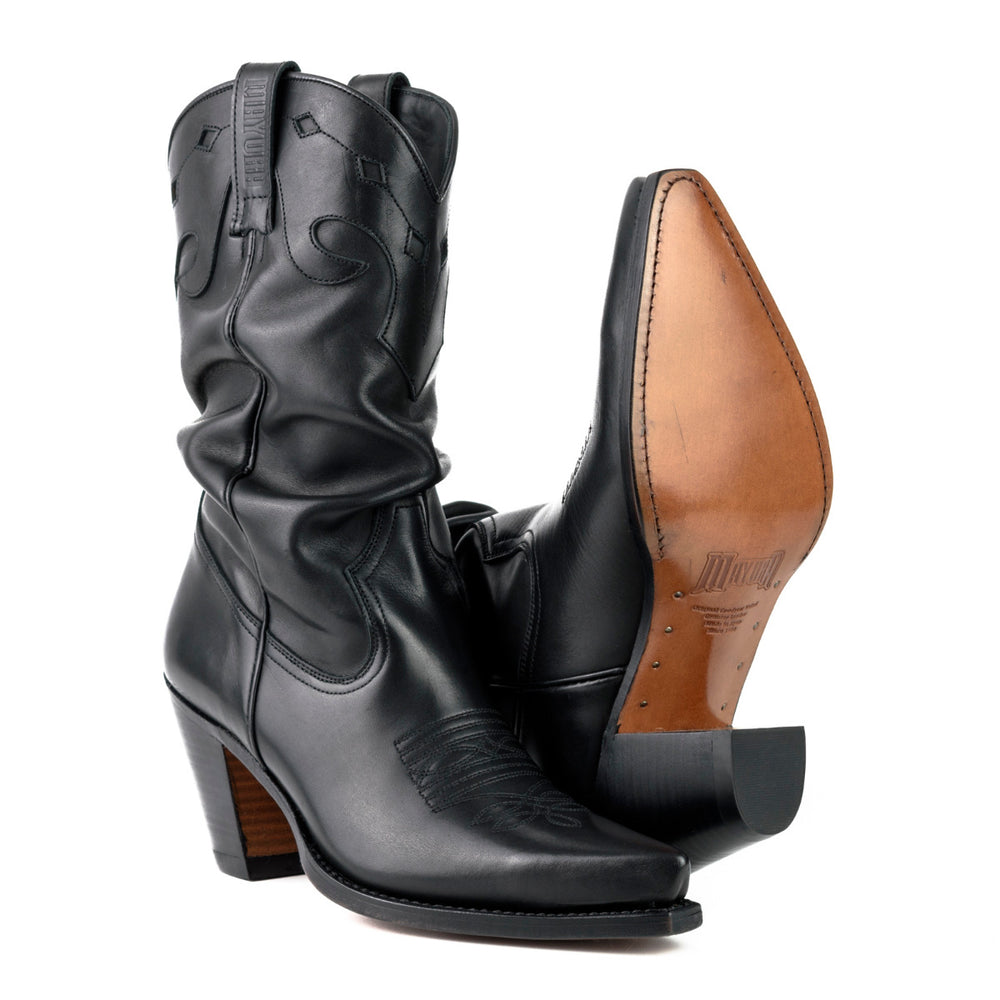 1952 Mayura Cowboy Boots Black