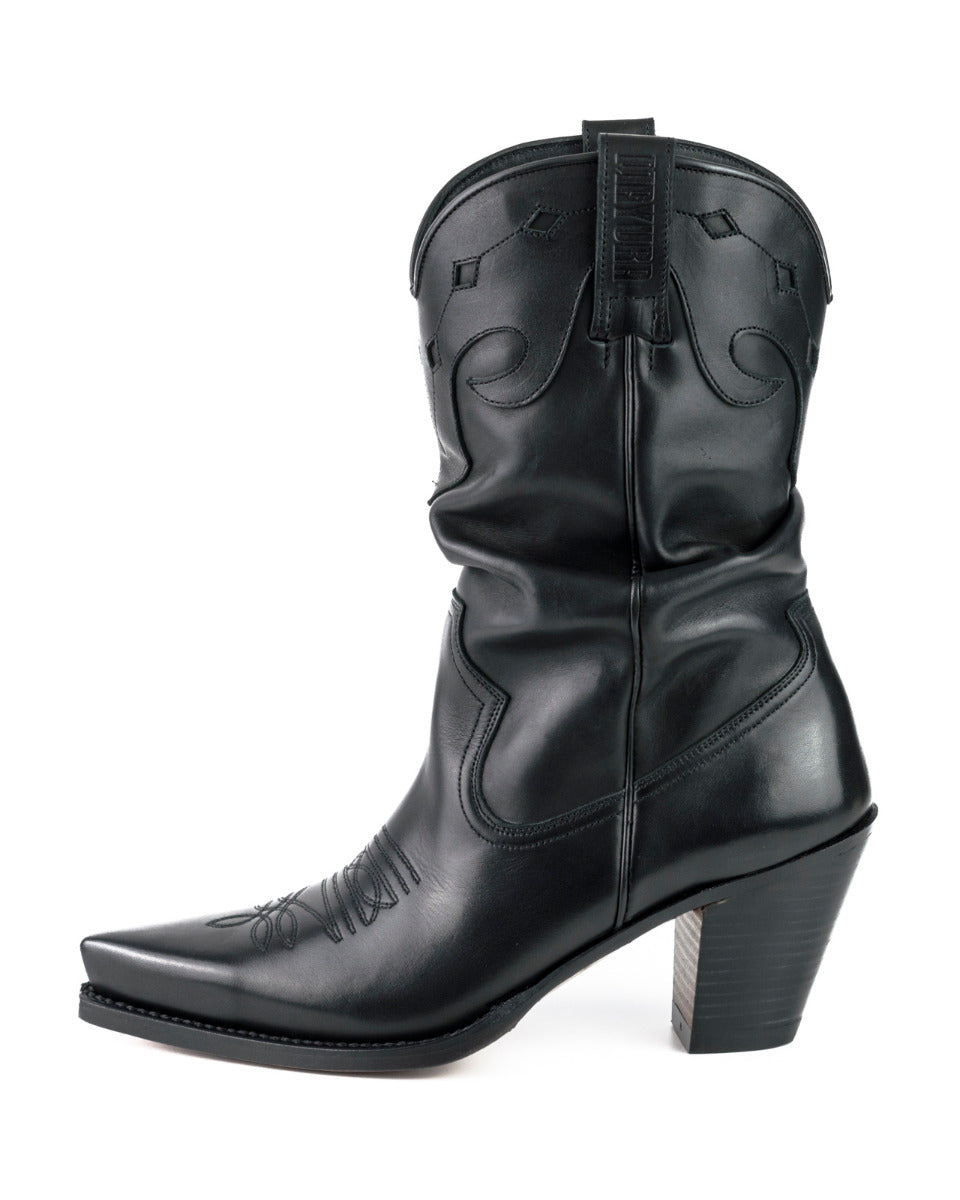 1952 Mayura Cowboy Boots Black