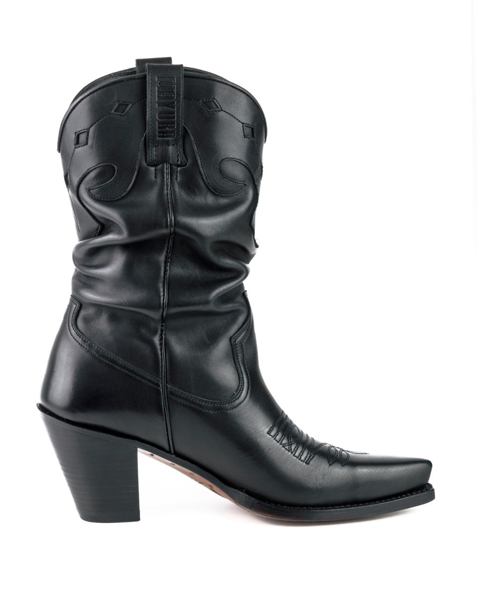 1952 Mayura Cowboy Boots Black