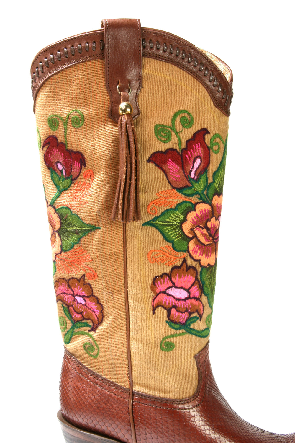 1Z24PH Cuadra Stiefel Python Tamarindo Telar Many