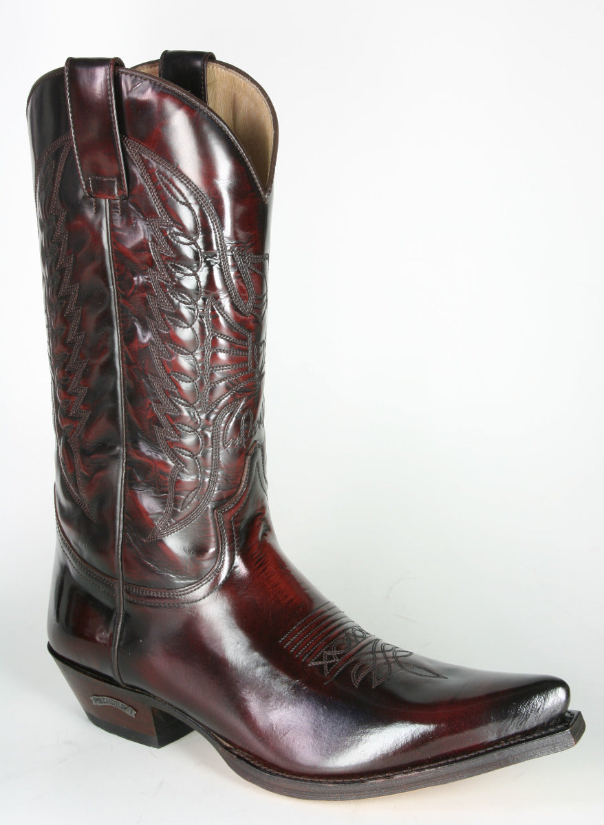 2073 Sendra cowboy boots Flor. Fuchsia WEST