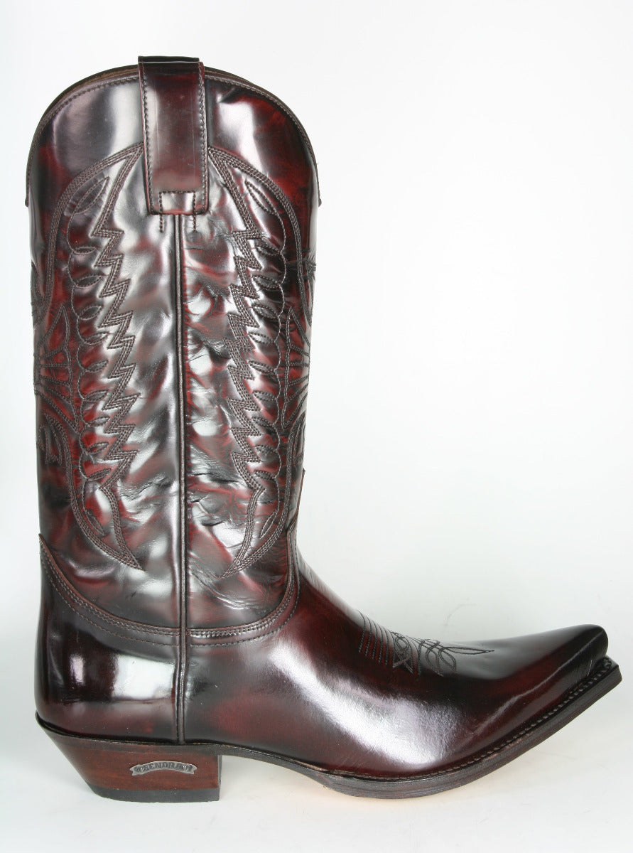 2073 Sendra cowboy boots Flor. Fuchsia WEST