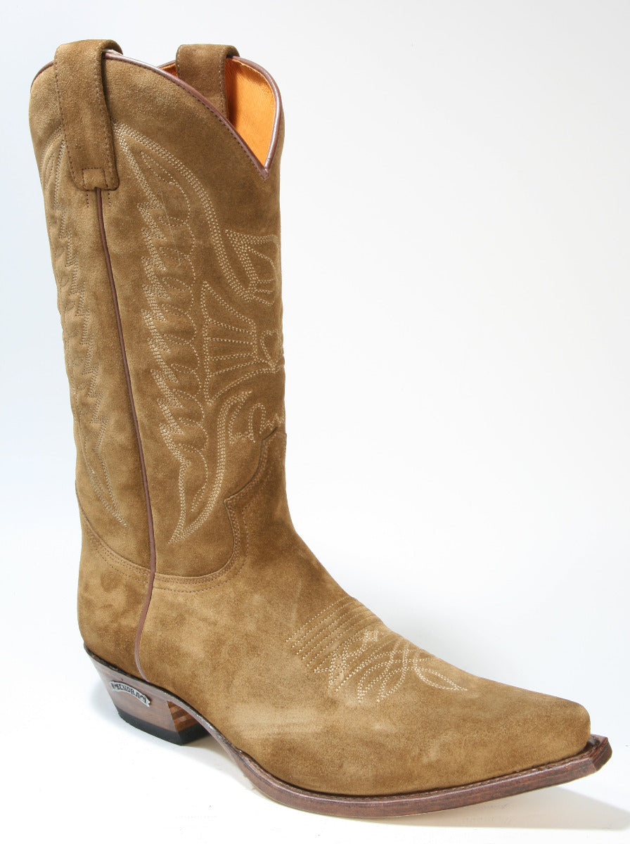 2073 Sendra cowboy boots Serr. Tabaco suede