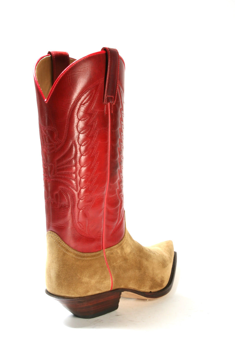 2073 Sendra Boots Cowboystiefel Serr. Daino Tabaco Rojo