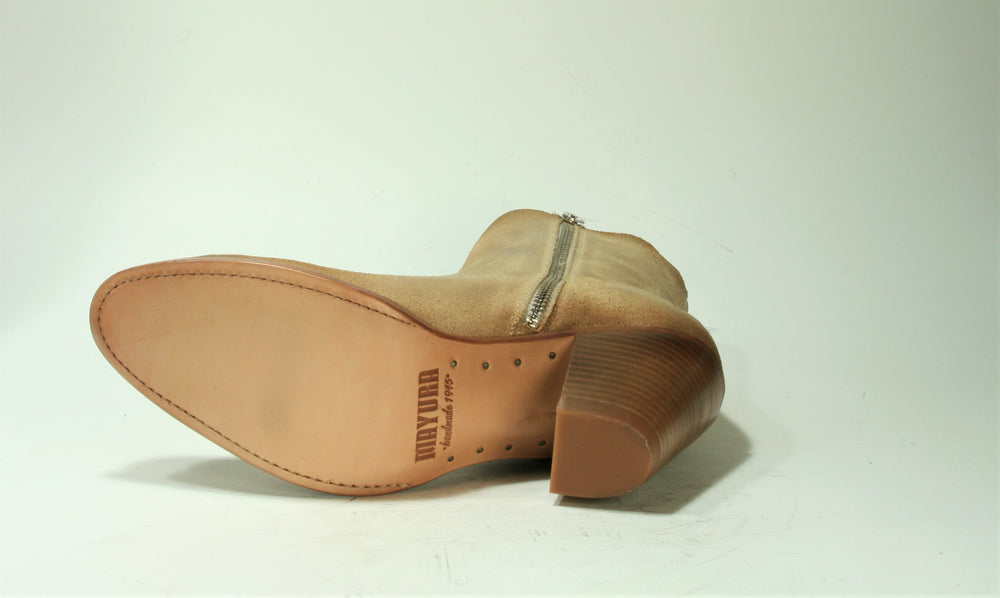 2258 Mayura Stiefeletten Afelpado Camel Wildleder