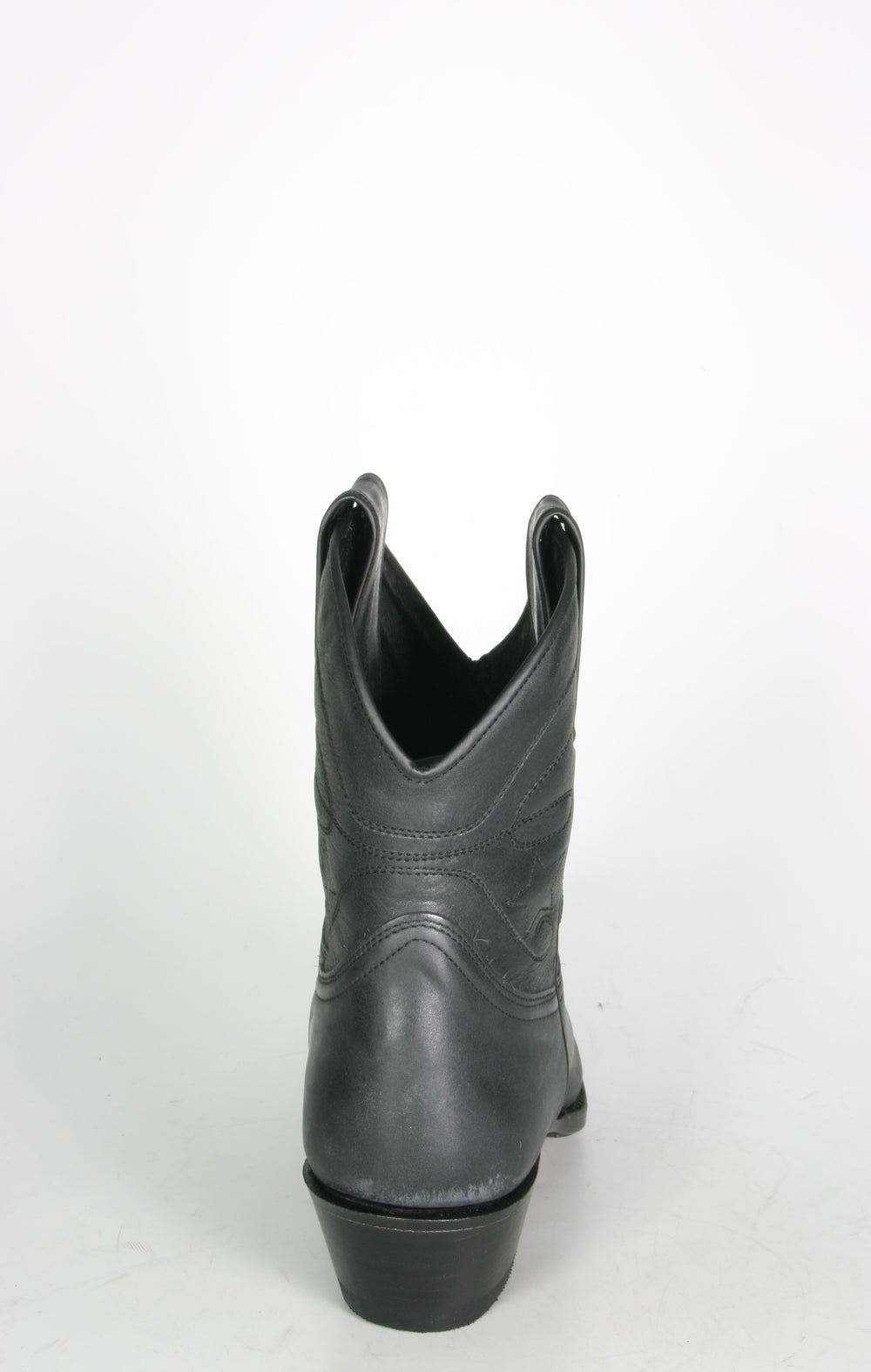 2374 MAYURA Cowboy Boots Short Shaft Black