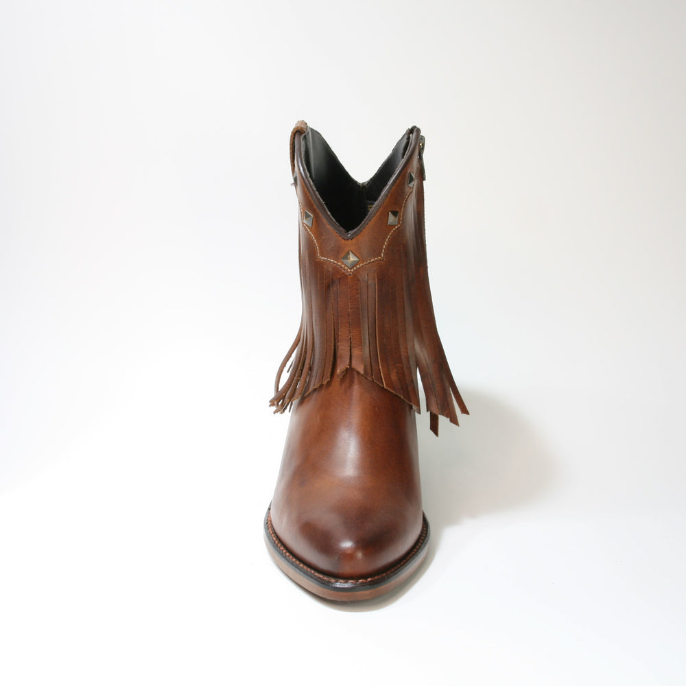 2374 MAYURA Fransenstiefel Castano