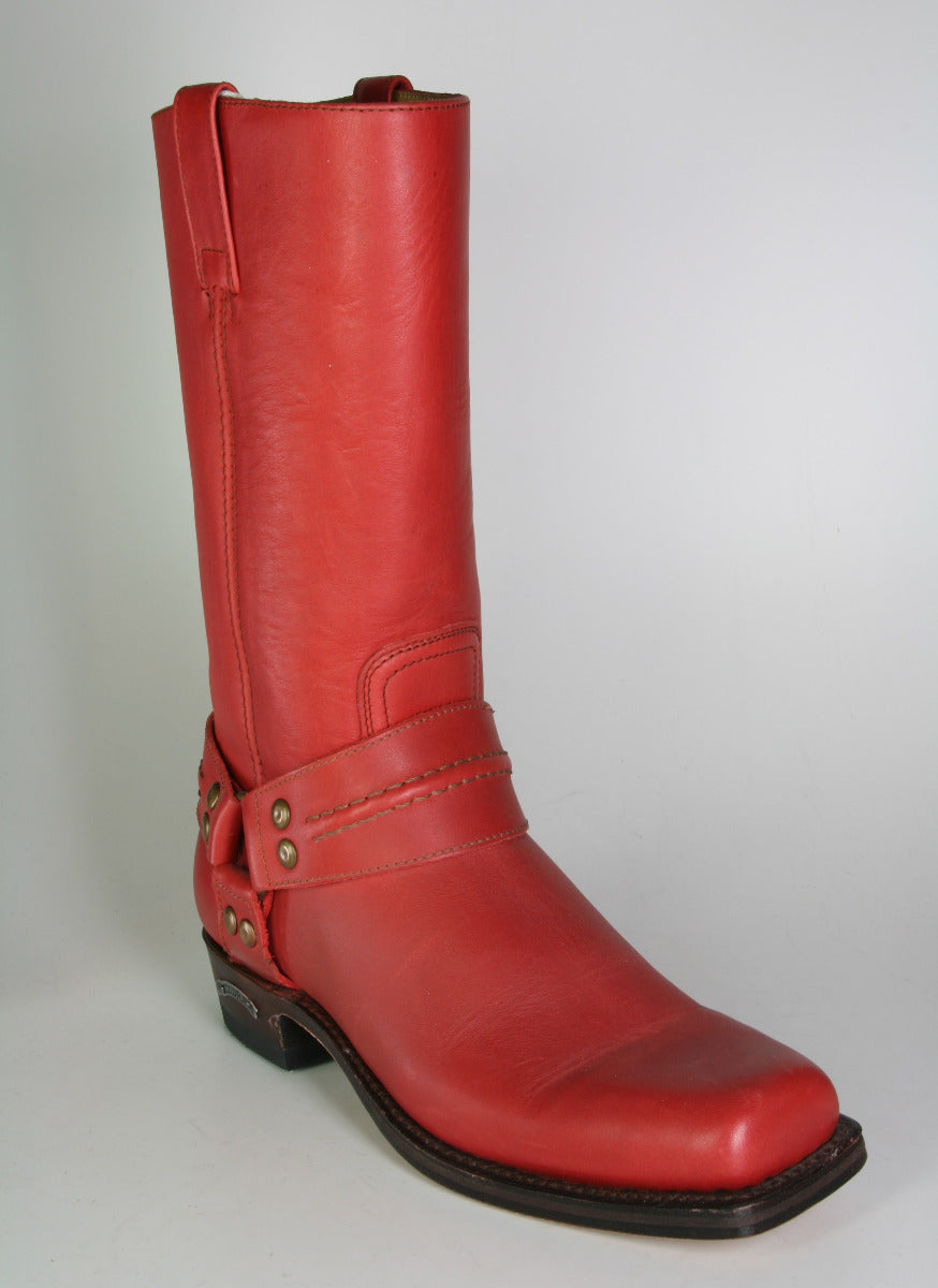 2380 Sendra Biker Boots Red