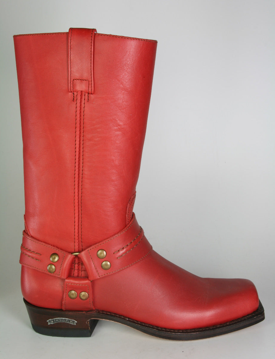 2380 Sendra Biker Boots Red