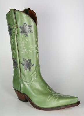 2426 Tony Mora cowboy boots green