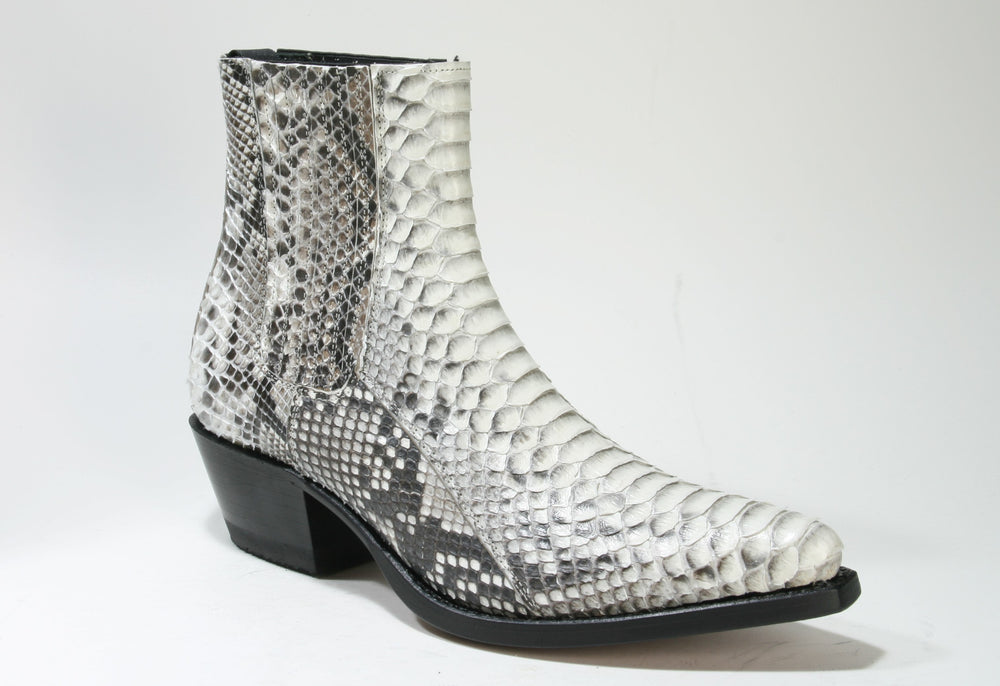 2496 Mayura Boots Ankle Boots Python White