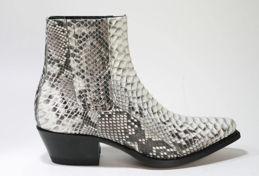 2496 Mayura Boots Ankle Boots Python White