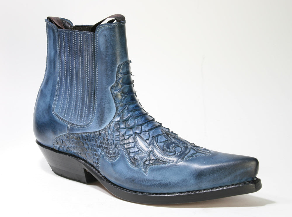 2500 Mayura Boots Ankle Boots Azul Python