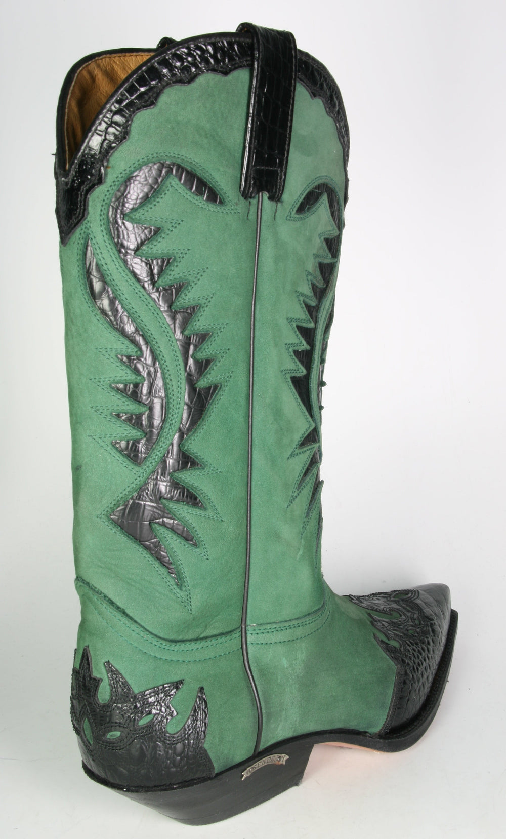 2535 Sendra Cowboystiefel Coco Negro N. Verde