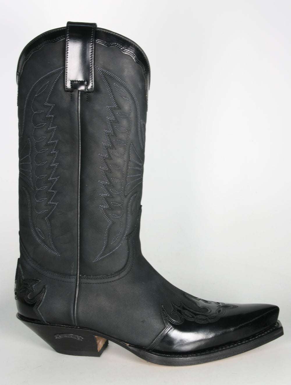 2560 Sendra Cowboystiefel Flor. Negro N. Negro