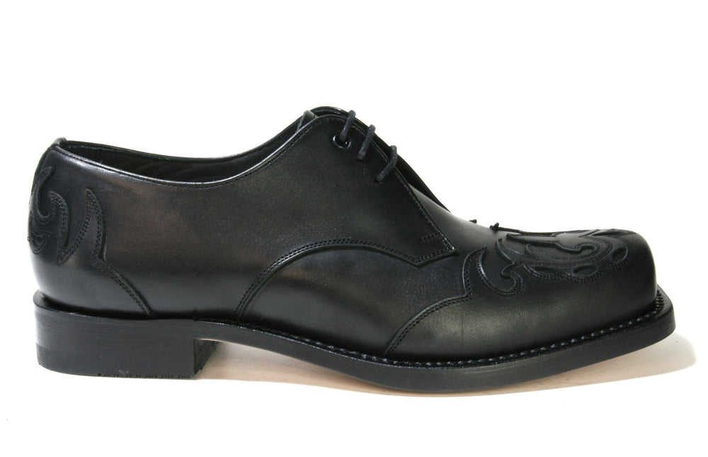 2587 Mayura Schnürschuhe Negro Flames