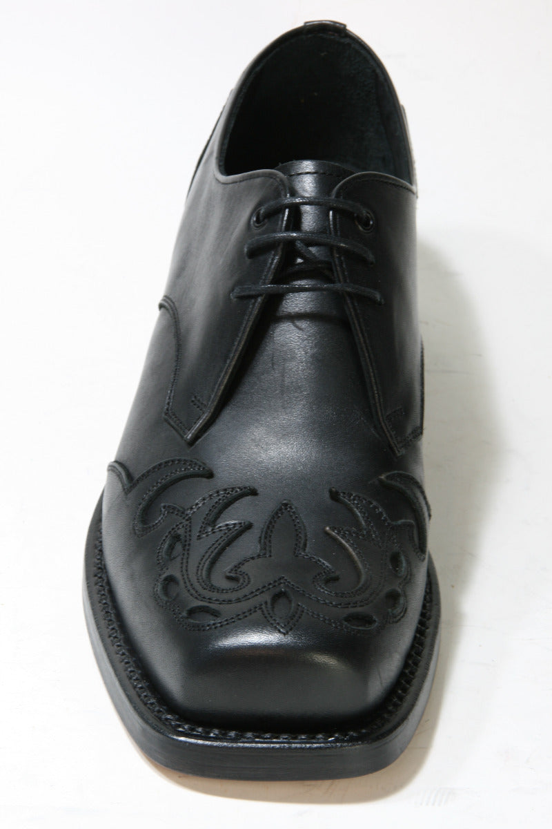 2587 Mayura Schnürschuhe Negro Flames