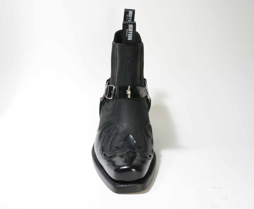 2646 Mayura Stiefeletten Flor. Black Crazy Old Black