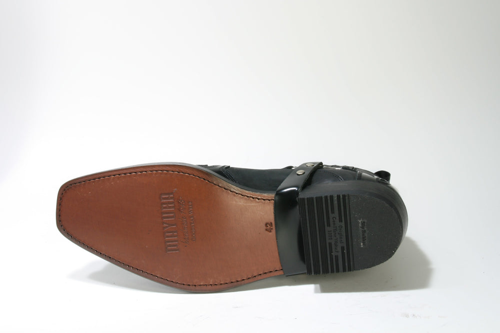 2646 Mayura Stiefeletten Flor. Black Crazy Old Black