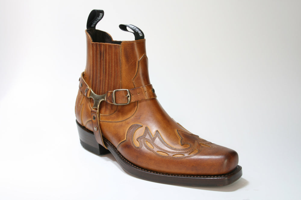 2646 Mayura Bikerboots Stiefeletten Castano