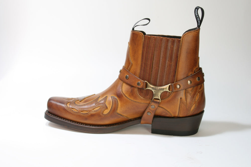 2646 Mayura Bikerboots Stiefeletten Castano