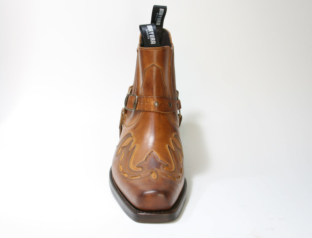 2646 Mayura Bikerboots Stiefeletten Castano