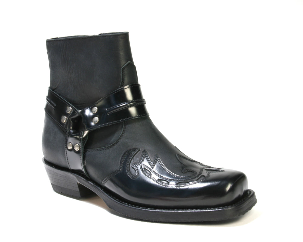 2663 MAYURA Boots Flor. Negro Crazy Horse Negro