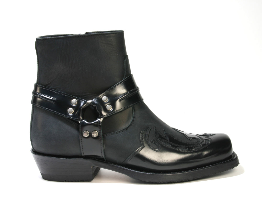2663 MAYURA Boots Flor. Negro Crazy Horse Negro