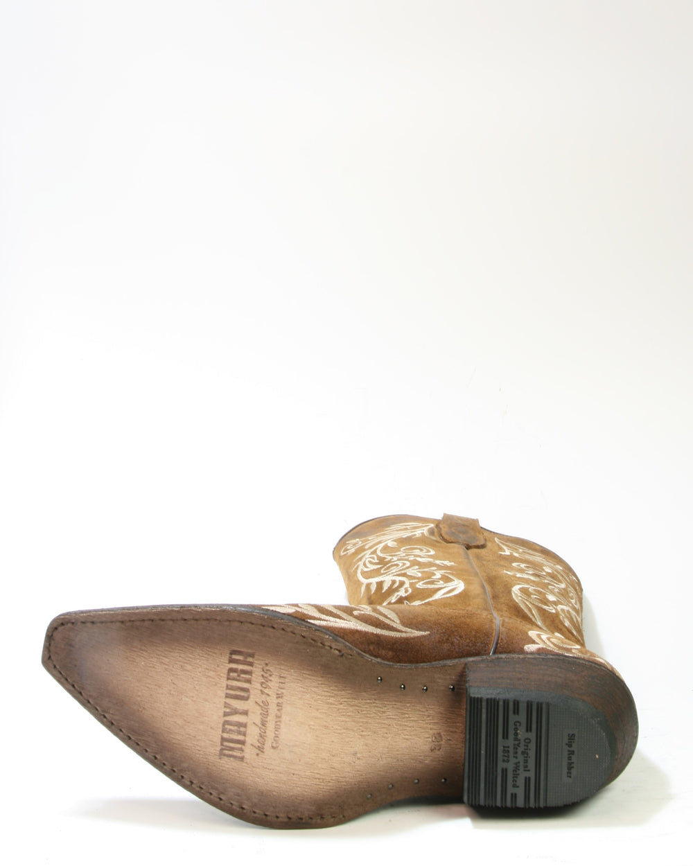 2669 Mayura Cowboystiefel Afelpado Tabaco