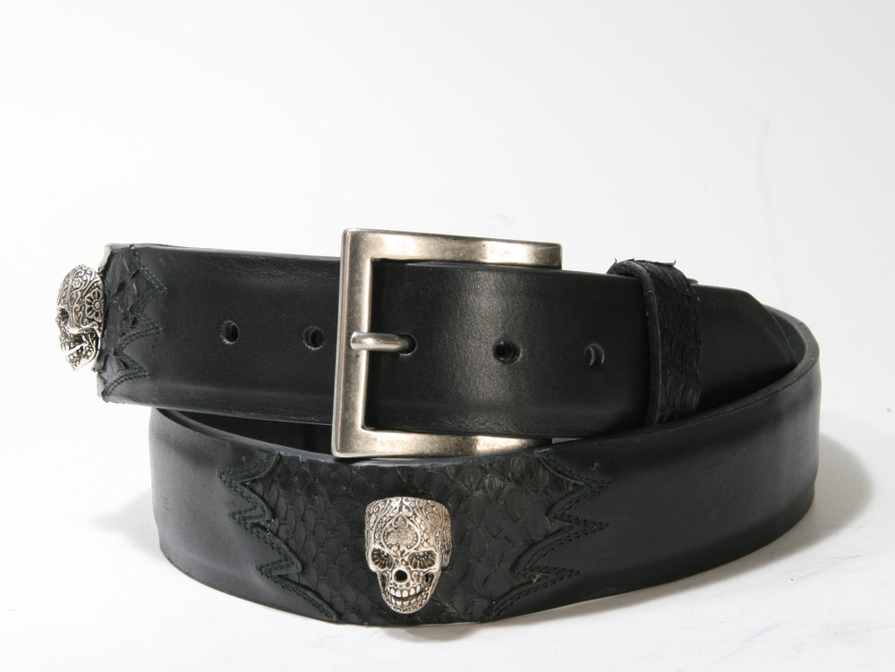 3231 Original belts Belts Negro Python Skulls