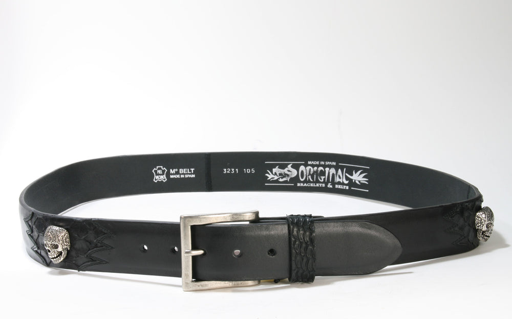 3231 Original belts Belts Negro Python Skulls