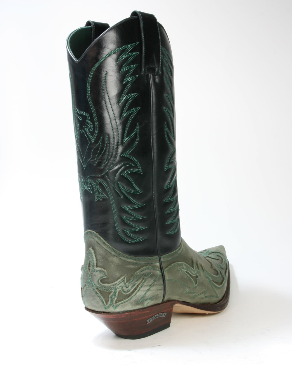 3241 Sendra Cowboystiefel Flota Military Flor. Verde