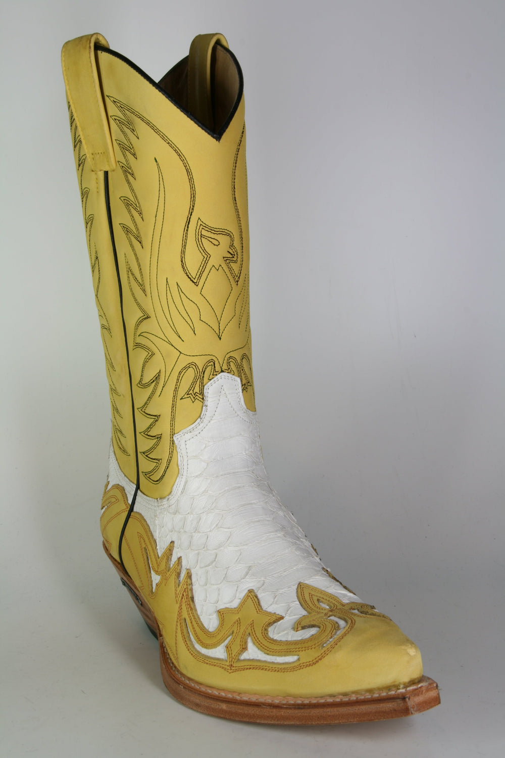 3241 Sendra cowboy boots N. Skimo Python Blanco