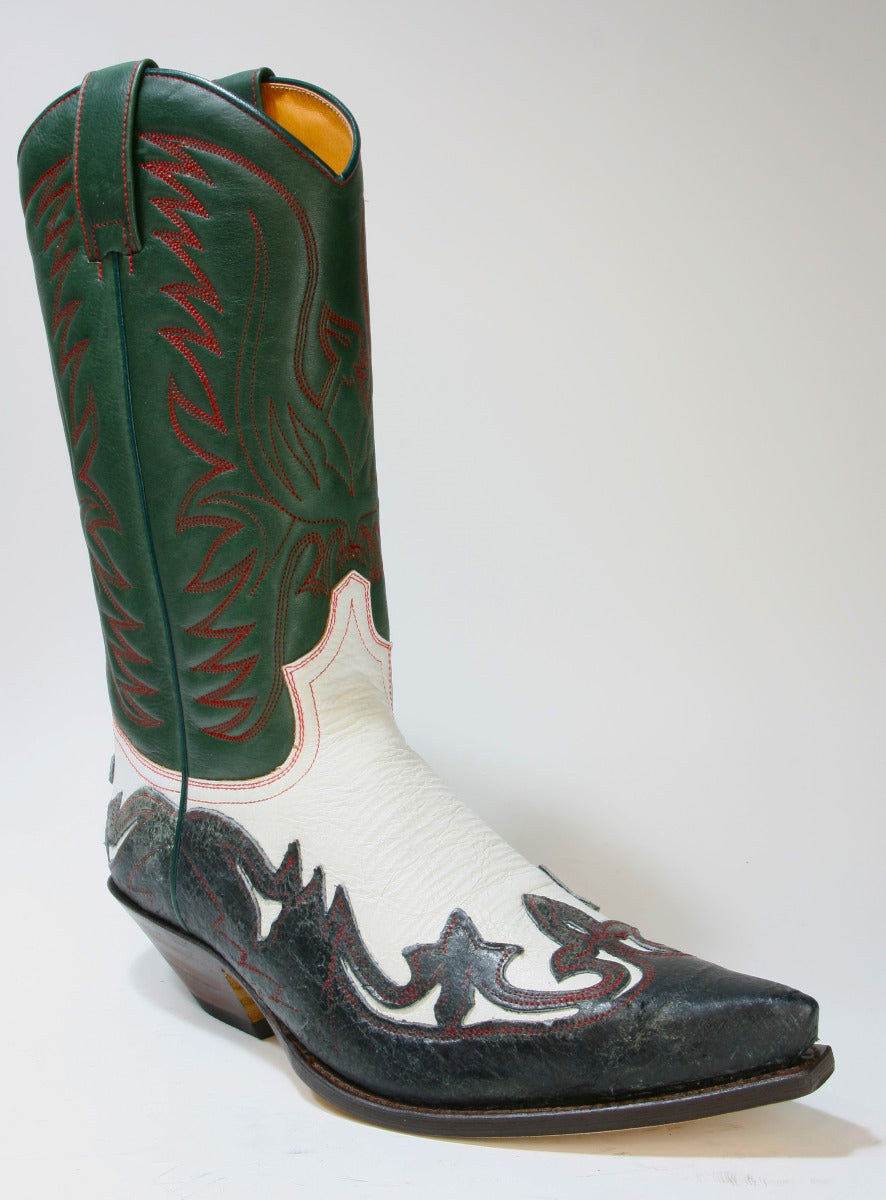 3241 Sendra Cowboystiefel Barbados Chap Blanco