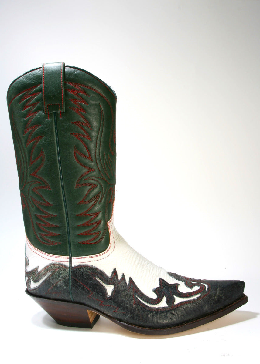 3241 Sendra Cowboystiefel Barbados Chap Blanco