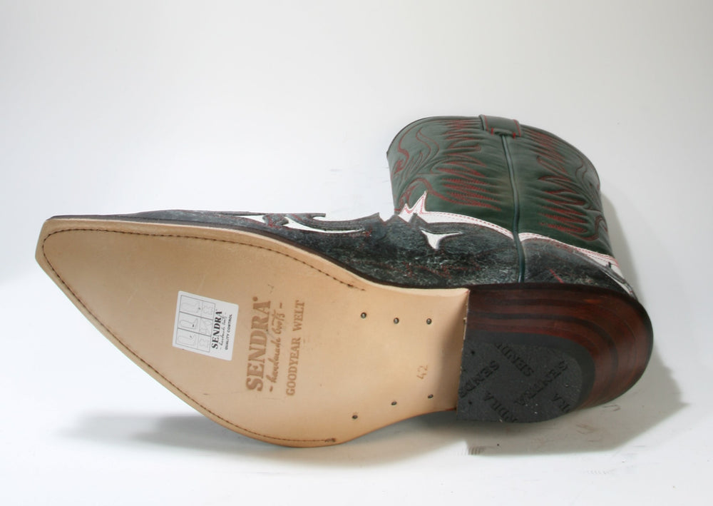 3241 Sendra Cowboystiefel Barbados Chap Blanco