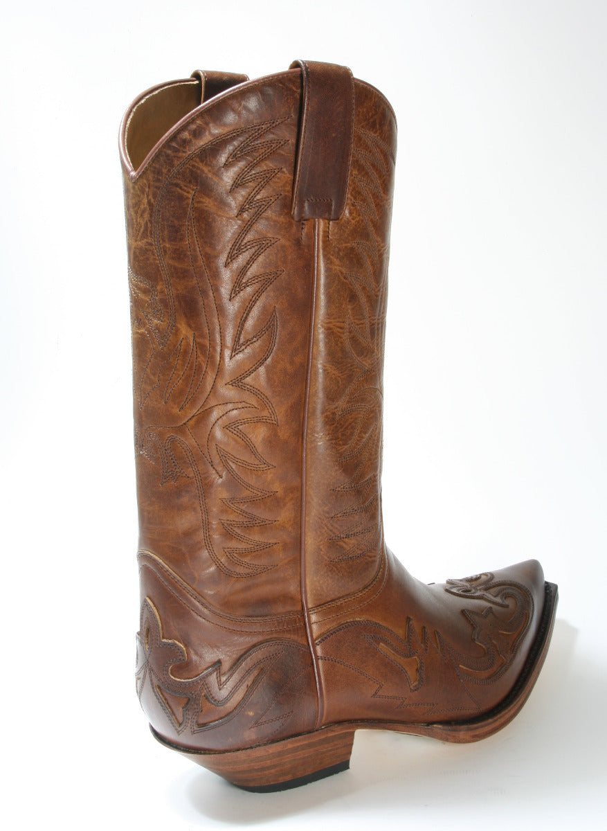 3241 Sendra Boots Cowboy boots Evolution Tang Usado Marron