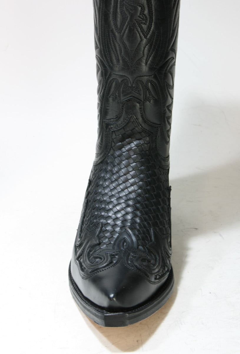 3241 Sendra Cowboystiefel Trenzado IBIZA schwarz