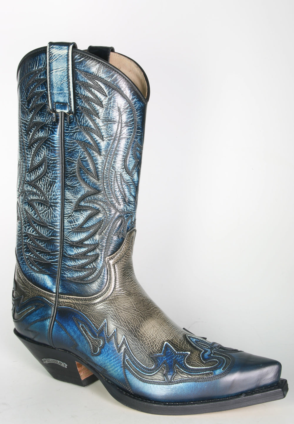 3241 Sendra cowboy boots Denver Azul Hueso Dirty