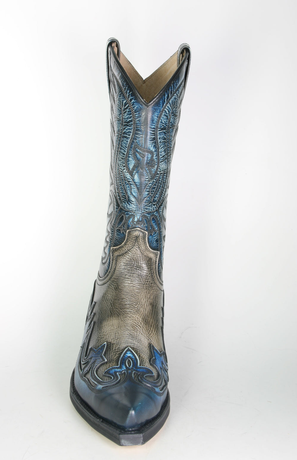 3241 Sendra cowboy boots Denver Azul Hueso Dirty