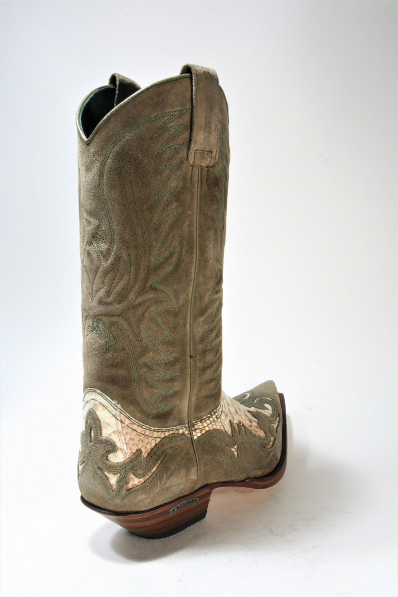 3241 Sendra cowboy boots Old Martens Corda Python Natural
