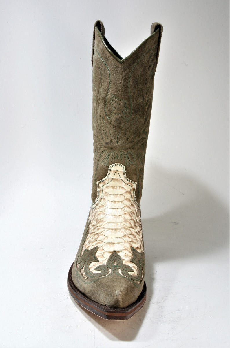 3241 Sendra cowboy boots Old Martens Corda Python Natural