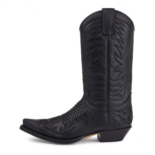 3241 Sendra Cowboy Boots Trenzado WEST black