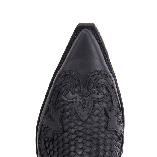 3241 Sendra Cowboy Boots Trenzado WEST black