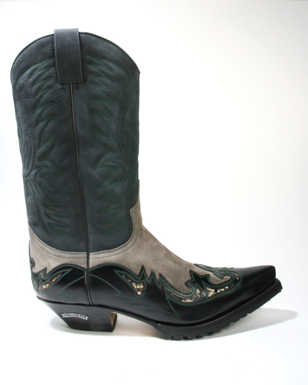 3242 Sendra Boots IBIZA Ciclon Negro Serr. Taupe Gummisohle