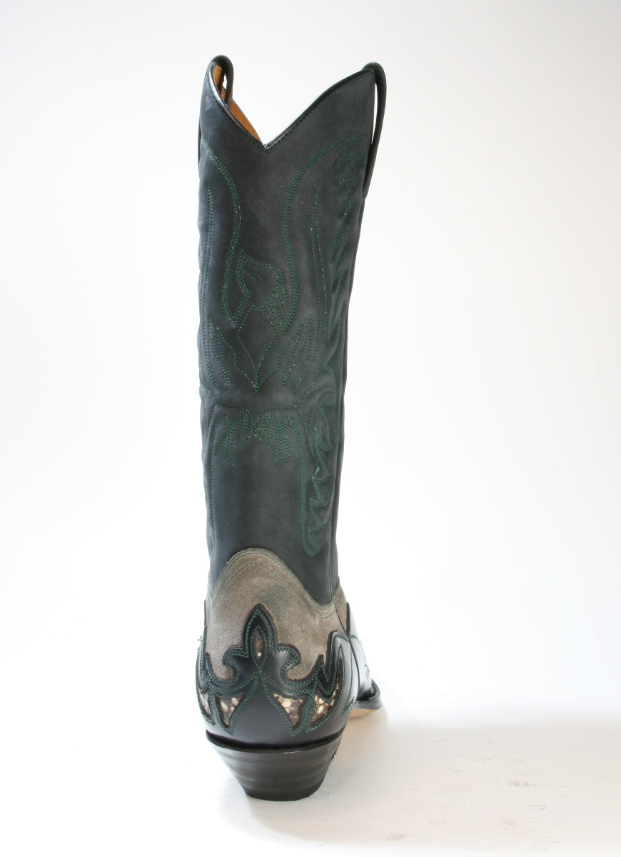 3242 Sendra Boots Cowboystiefel Ciclon Negro Serraje Taupe