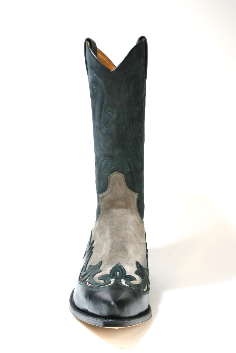 3242 Sendra Boots Cowboystiefel Ciclon Negro Serraje Taupe